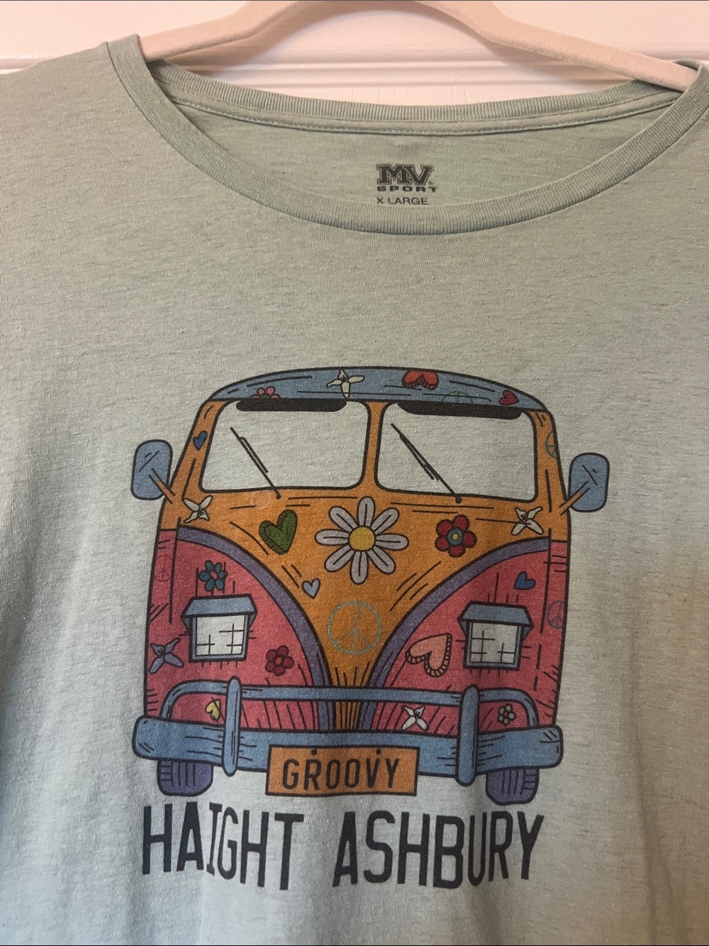 MV Sport Light Green Haight Ashbury women's T shirt
